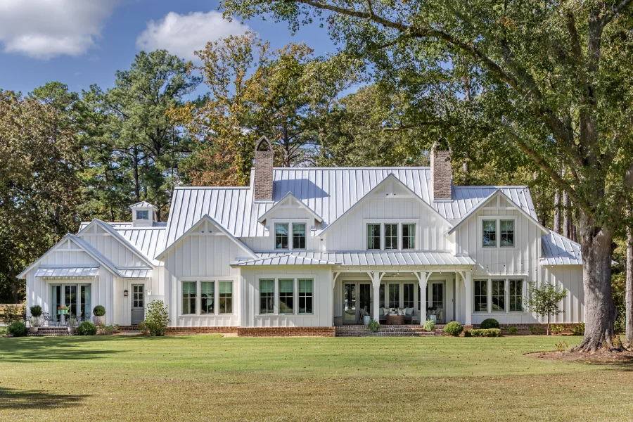 Cedar River Farmhouse Color Photo Rear