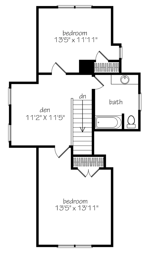 Gracie Cottage Upper Floor