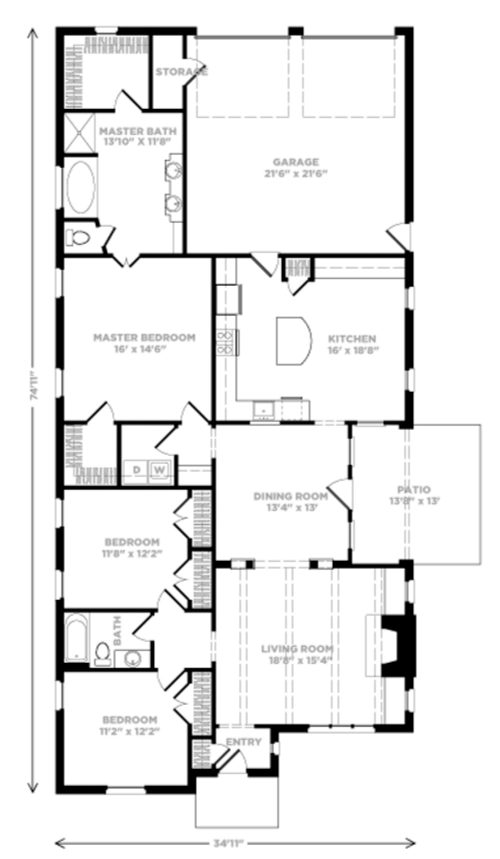 Lenox Cottage Main Floor