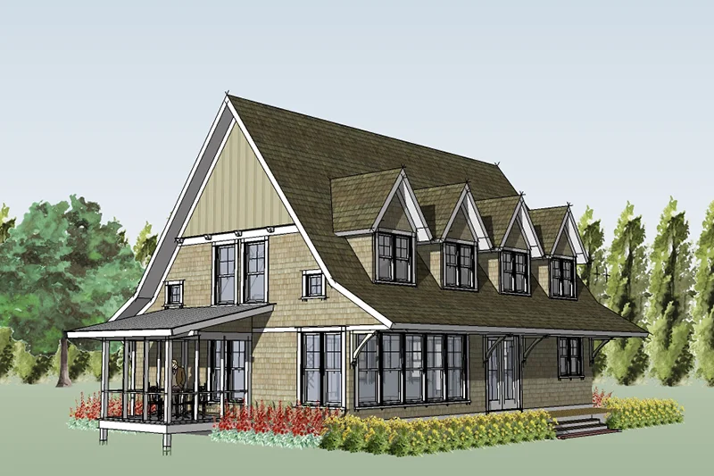 Marine Farmhouse Color Rendering Rear