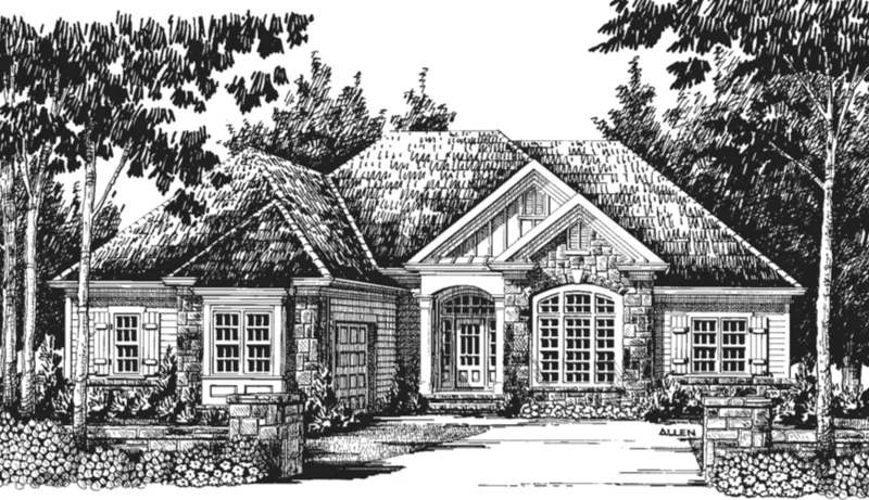 Ivy Springs Cottage Rendering Front