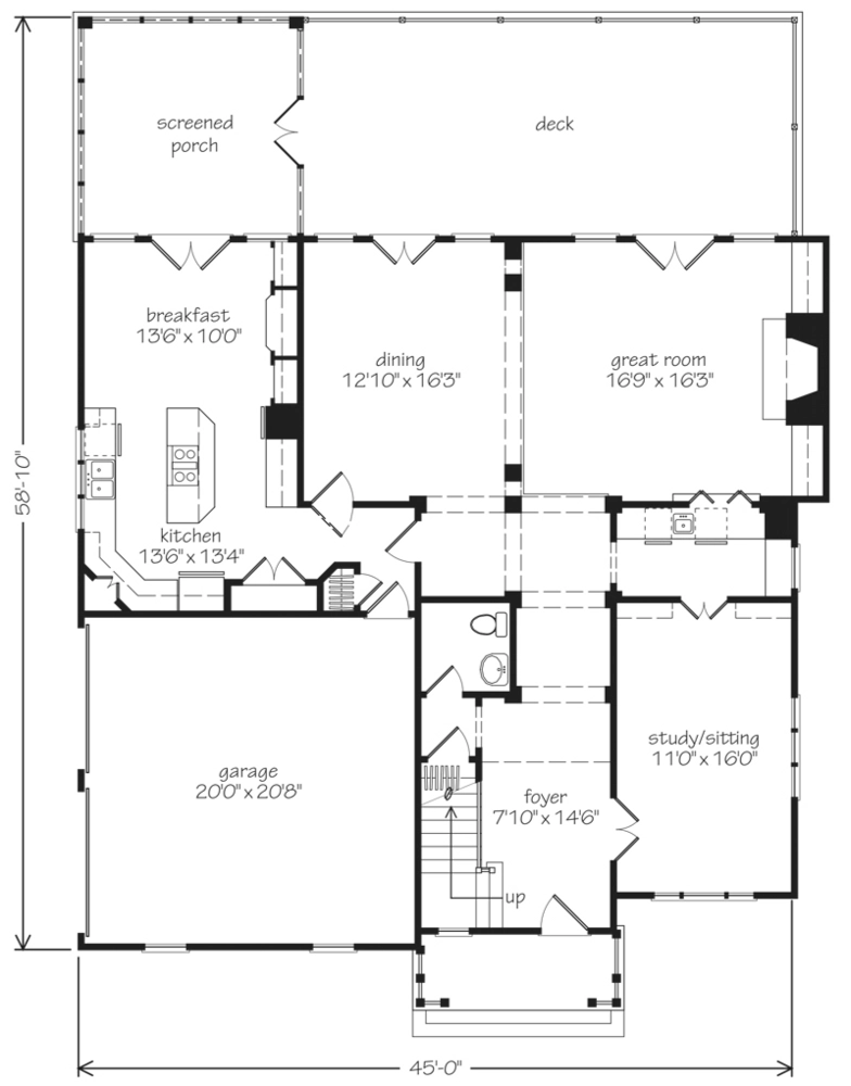 New Haven Cottage Main Floor