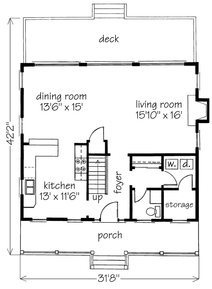 Camellia Cottage Main Floor