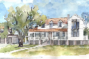 Sea Island Farmhouse Color Rendering