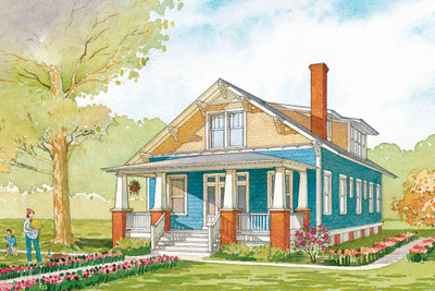 Newfield Cottage Front Color Rendering
