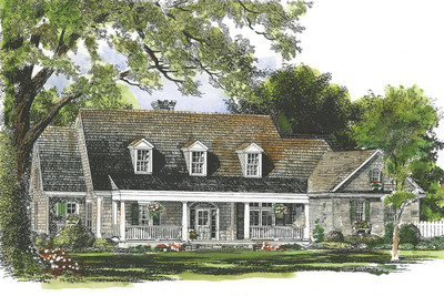New Holly Springs Front Color Rendering
