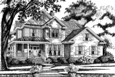Forest Ridge Front Rendering
