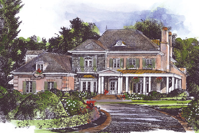Amelia Place Front Color Rendering