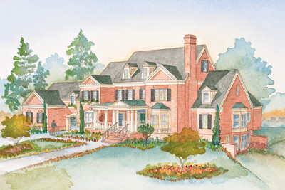 Magnolia Hill Front Color Rendering