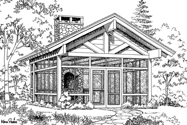 Screened Picnic Shelter Project Plan Rendering