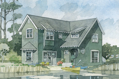 Sawgrass Cottage Color Rendering Front