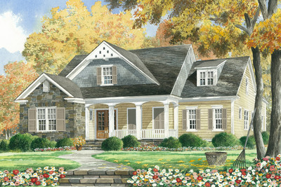 Thornhill Cottage Front Color Rendering