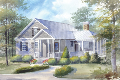 Bucketmouth Bungalow Front Color Rendering