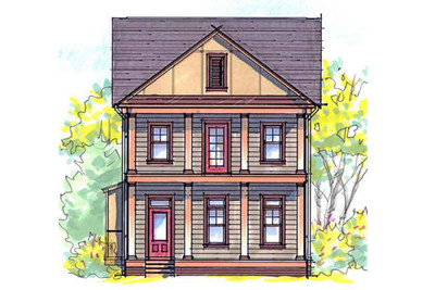 The Brevard I Front Color Rendering