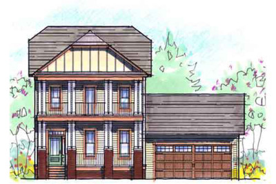 The Highlands II Front Color Rendering