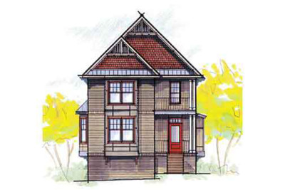 The Saluda Front Color Rendering
