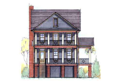 The Tryon I Front Color Rendering