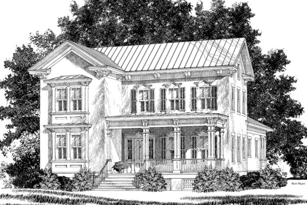 The Gaston Street House Rendering Front