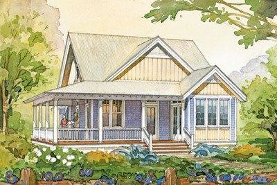 Cove Cottage Color Rendering Front