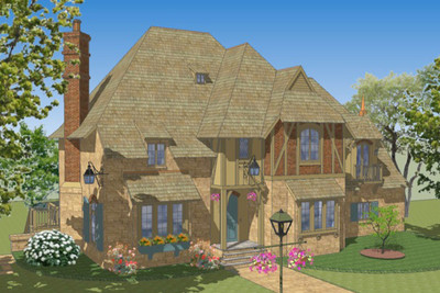 Le Moulin Neuf B Color Rendering Front