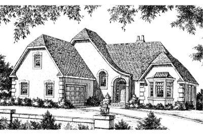 Town Country English Front Rendering