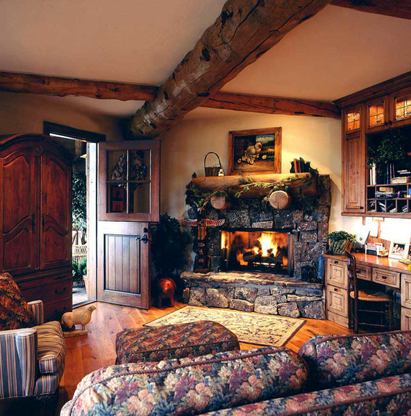 Adirondack Lodge Photo Interior Study