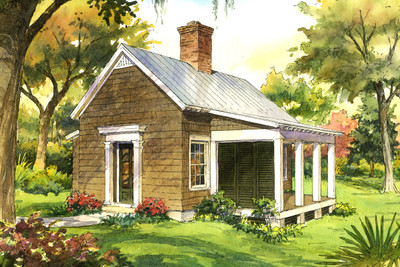 Garden Cottage Color Rendering Front