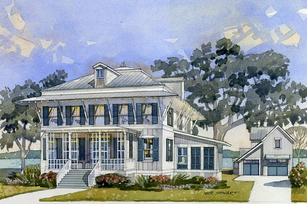 2013 Coastal Living Showhouse Color Rendering Front