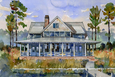 May River House Color Rendering Front