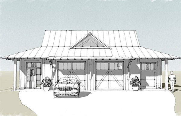 Tideland Haven Garage 3D Image Front