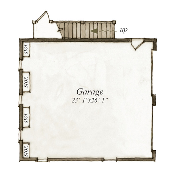 Butternut Street Garage Main Floor