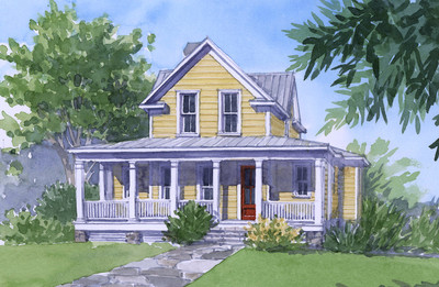 Sweetbay Cottage Color Rendering Front