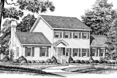 Fearrington Country House Front Rendering