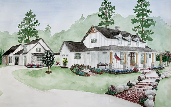 Legacy Ranch Color Rendering Front