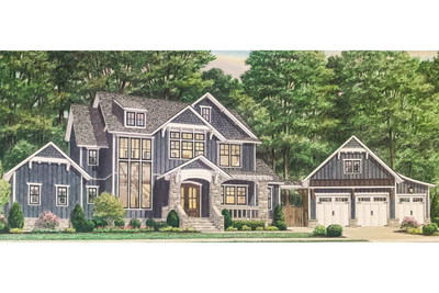 Smoky Mountain Retreat Color Rendering Front
