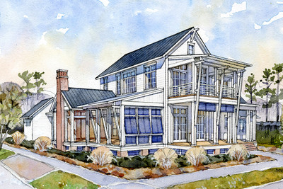 The Great Escape 2022 Idea House Color Rendering Front