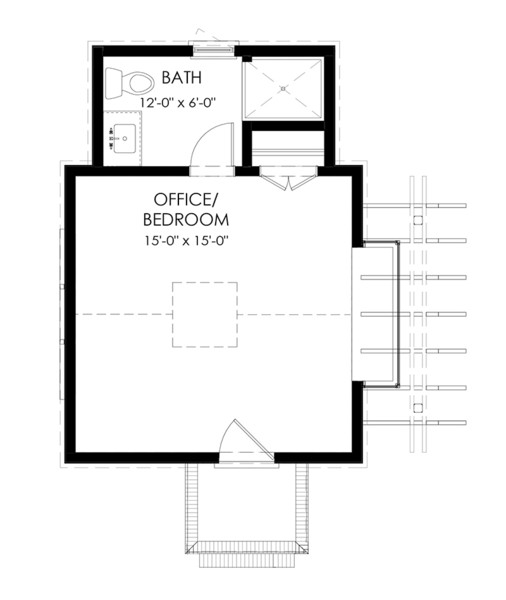 The Great Escape Guest House Main Floor Plan