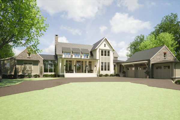 Dogwood Acres A Front 3D Rendering