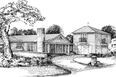 Courtyard Cottage Rendering Front