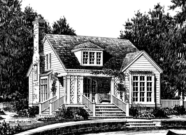 Cotton Hill Cottage Rendering Front