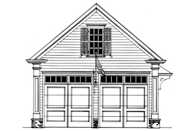 Fourth of July Garage Rendering Front
