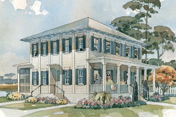 Tannin House Color Rendering Front
