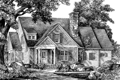 Pleasant Hill Cottage Rendering Front