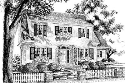 Pine Hill Cottage Rendering Front