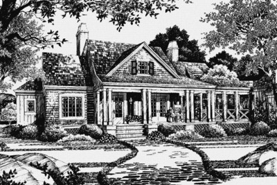 Lakeside Cottage Rendering Front