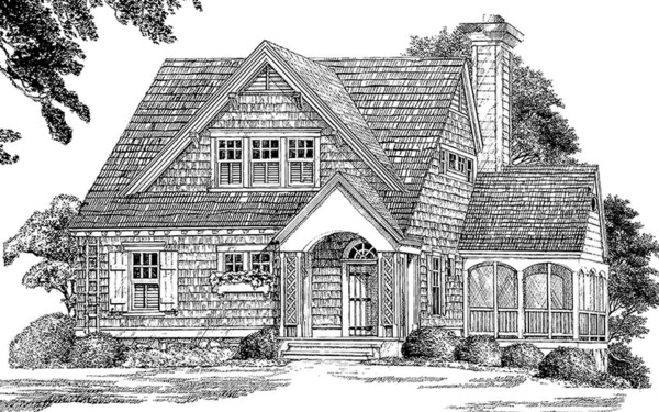 Wisteria - Cottage E Rendering Front