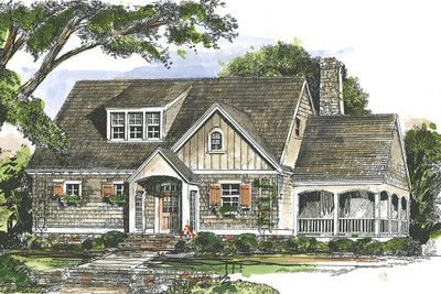 The Sage House Color Rendering Front