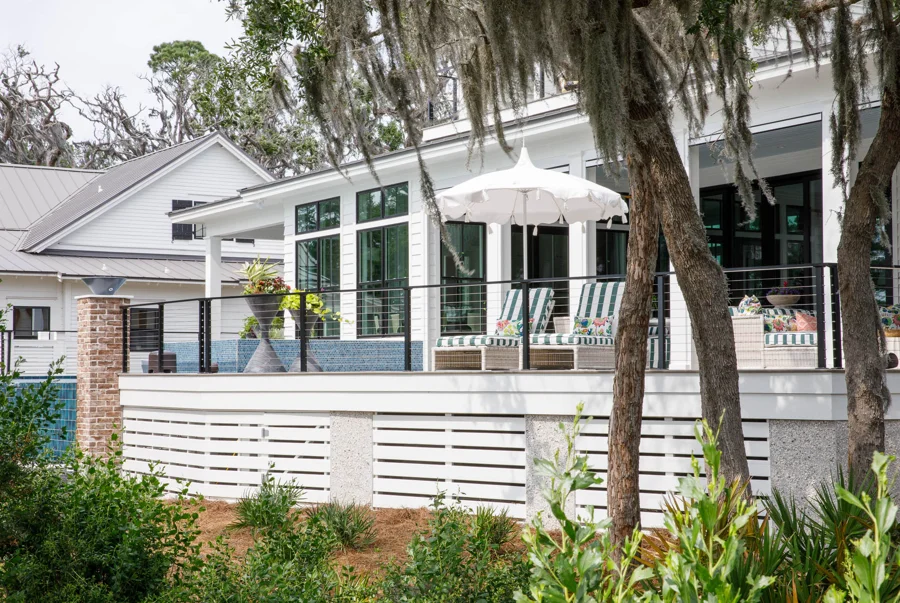 Salt Hammock Retreat Photo Rear Pool Deck