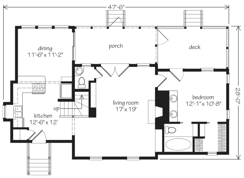 Red Bluff Alternate Main Floor