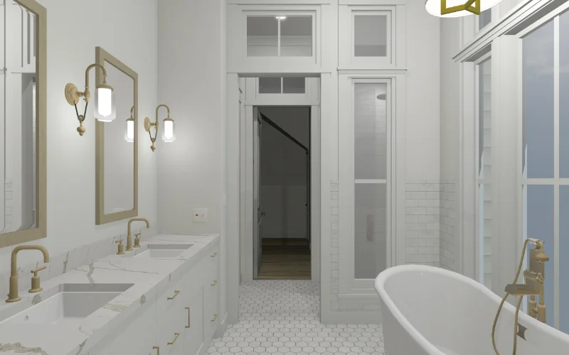 Northport 3D Rendering Primary Bath